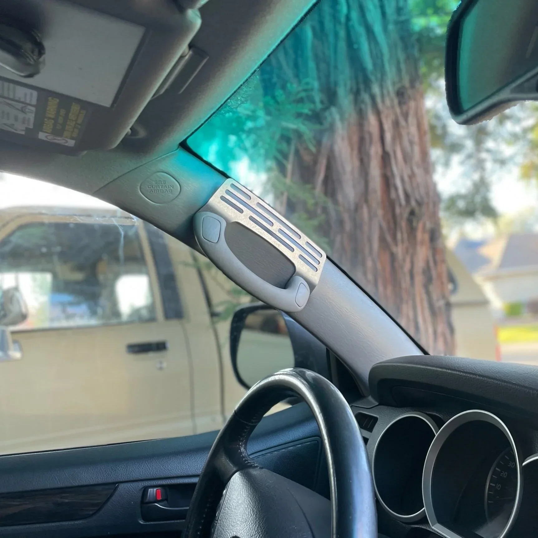 GX470 A-Pillar Grab Handle Accessory Mount/Molle Panel - Image 6