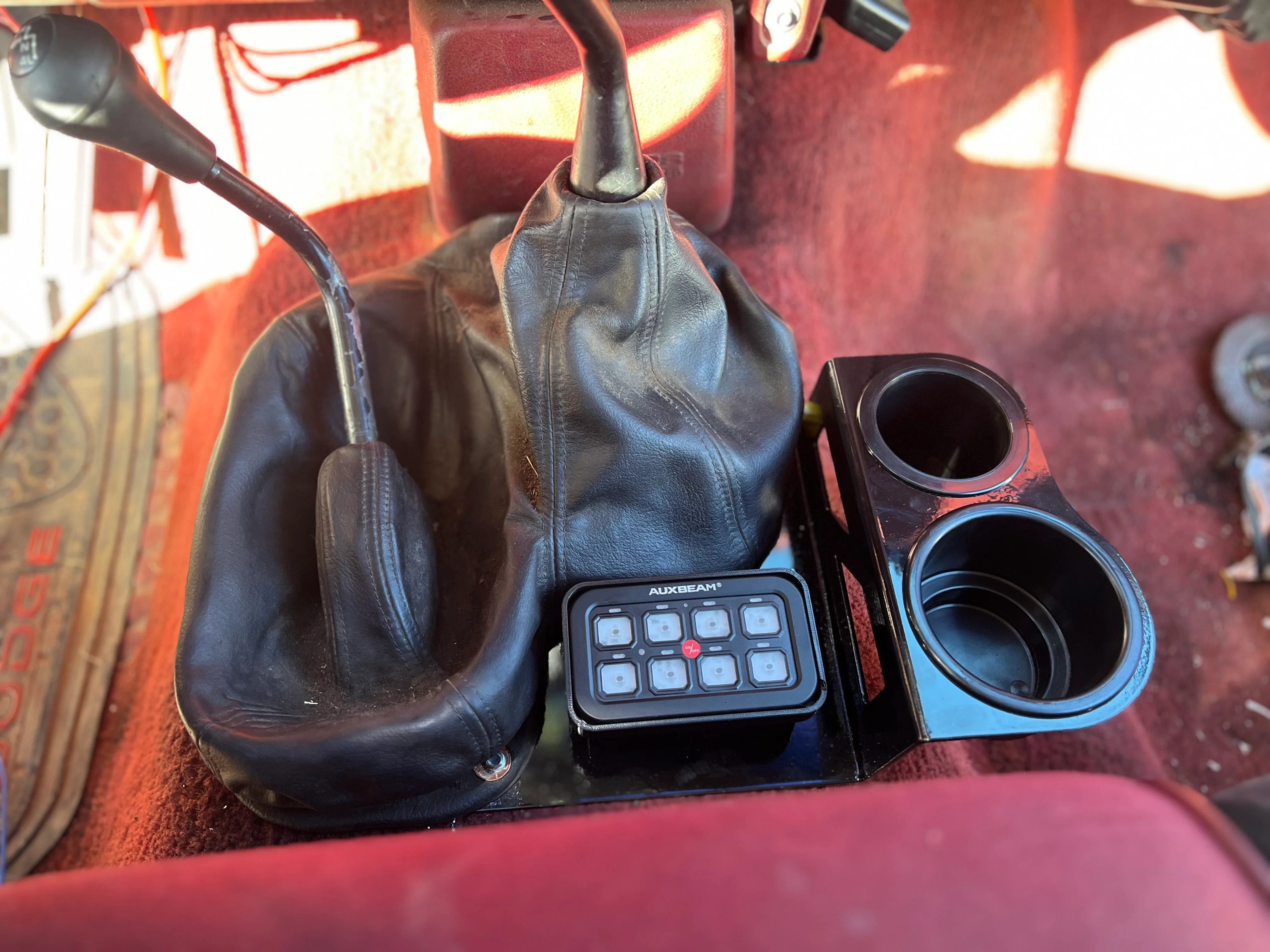 2nd Gen Dodge Ram Shifter Mounted Cup Holder - Image 5