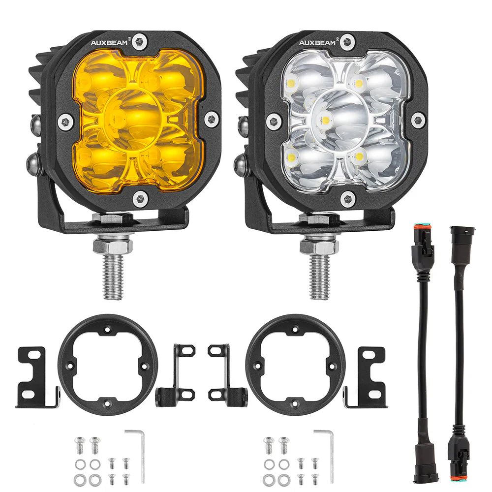 3" LED Pods Mounting Brackets Flush Mount Brackets Compatible with Toyota Tacoma Tundra 4Runner - Image 7