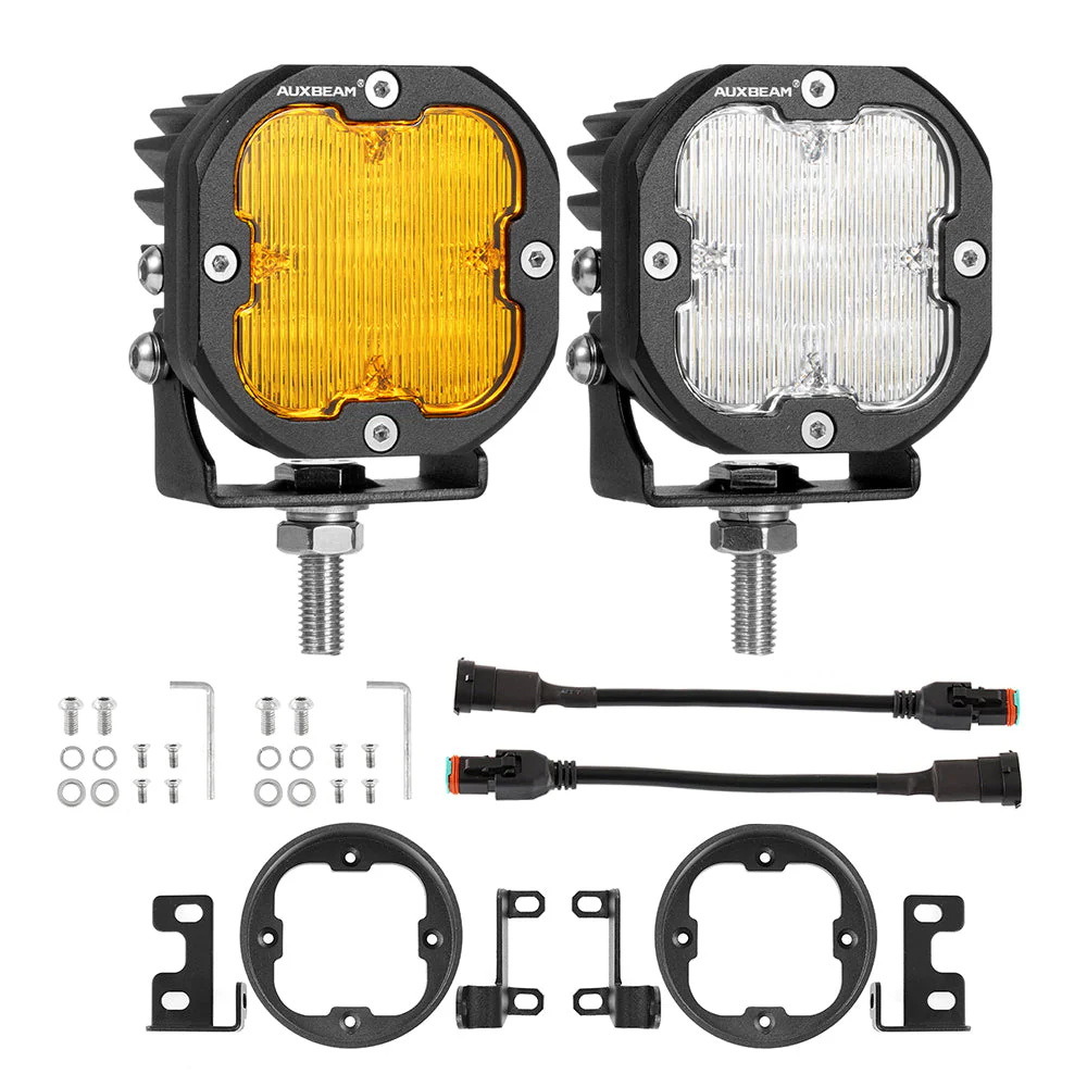 3" LED Pods Mounting Brackets Flush Mount Brackets Compatible with Toyota Tacoma Tundra 4Runner - Image 8