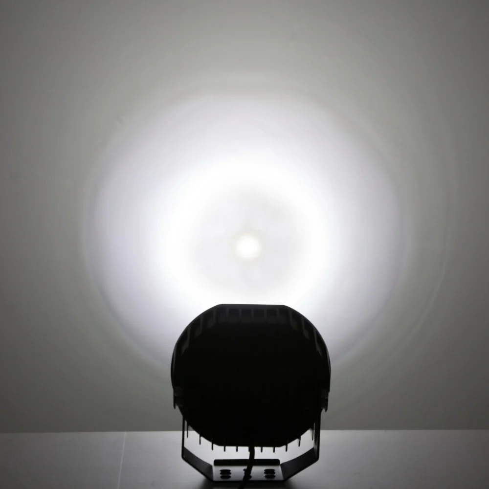 360-Ultra Series 8.5 Inch 220W LED Spot Driving Light Off Road Lights with White DRL&Amber Turn Signal Light - Image 7