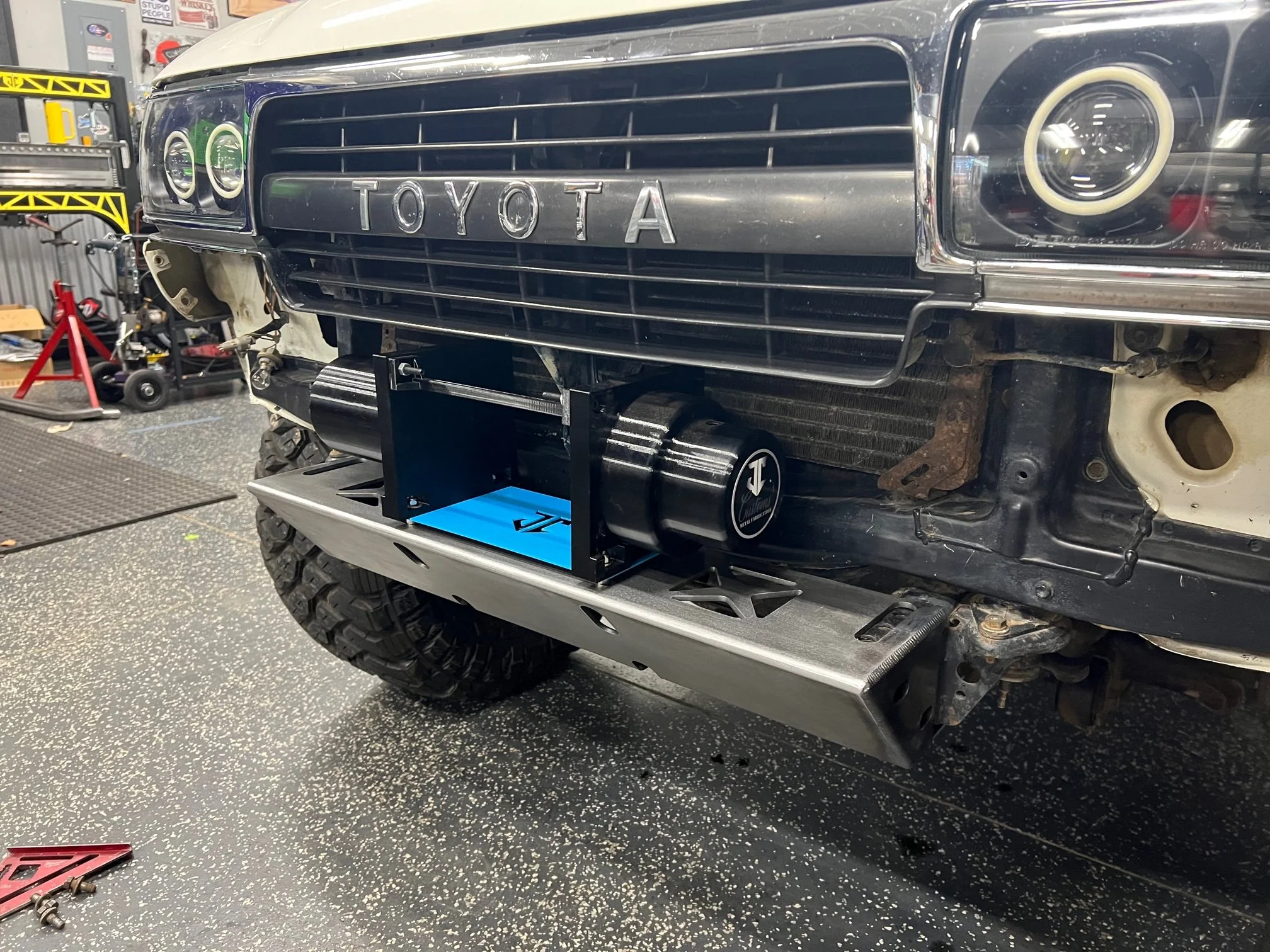 80 Series Toyota Land Cruiser High Clearance Winch Mount - Image 5