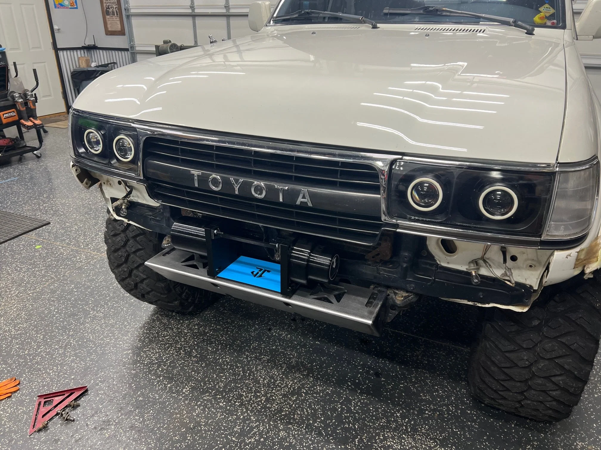 80 Series Toyota Land Cruiser High Clearance Winch Mount - Image 6
