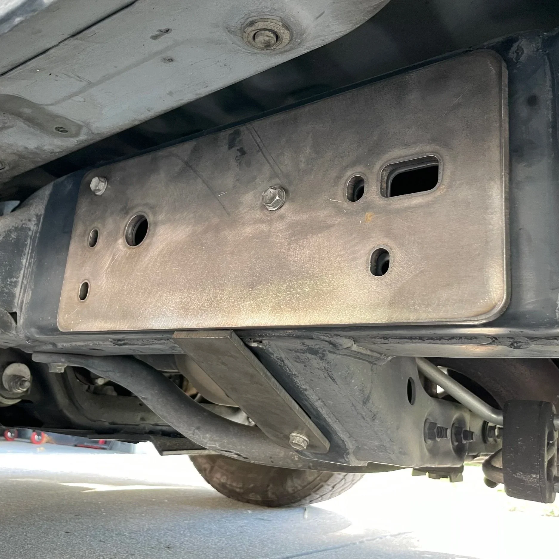 Lexus GX470 2003-2009 Rock Slider Bolt On Frame Mount Plate Sets - Image 4