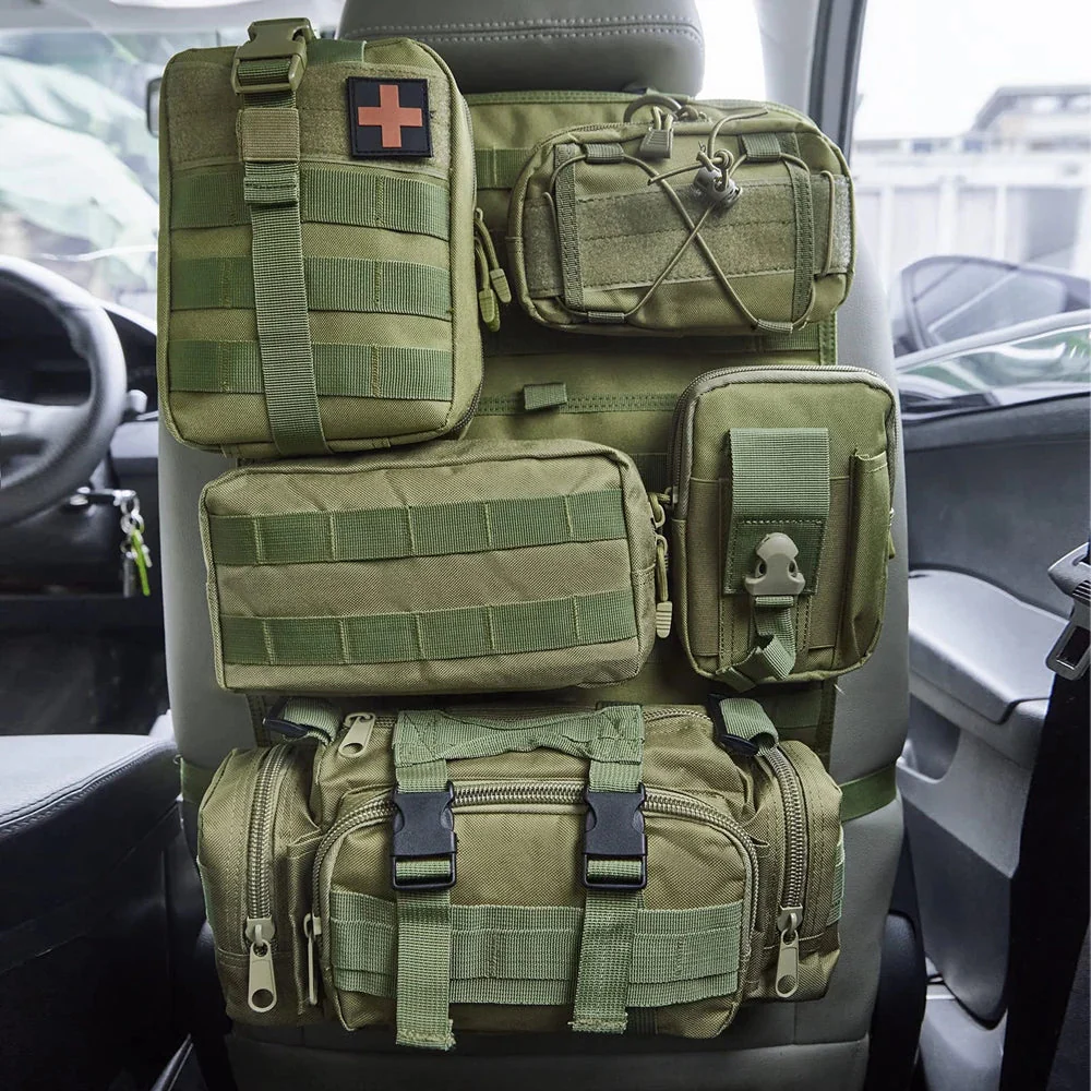Tactical MOLLE Seat Organizer Full Set - Image 9