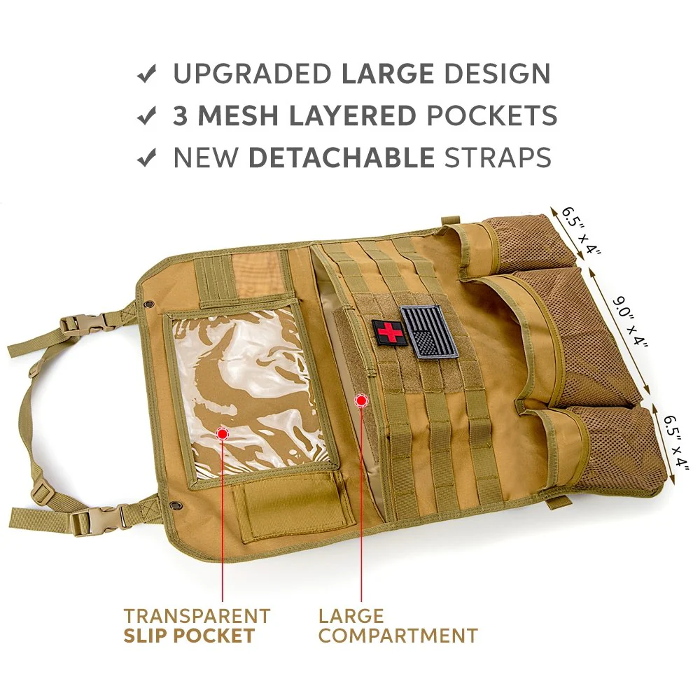 Tactical MOLLE Seat Organizer v3 - Image 3